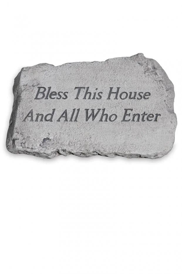 Love Garden Stone 10&quot;, Variety: Bless This House