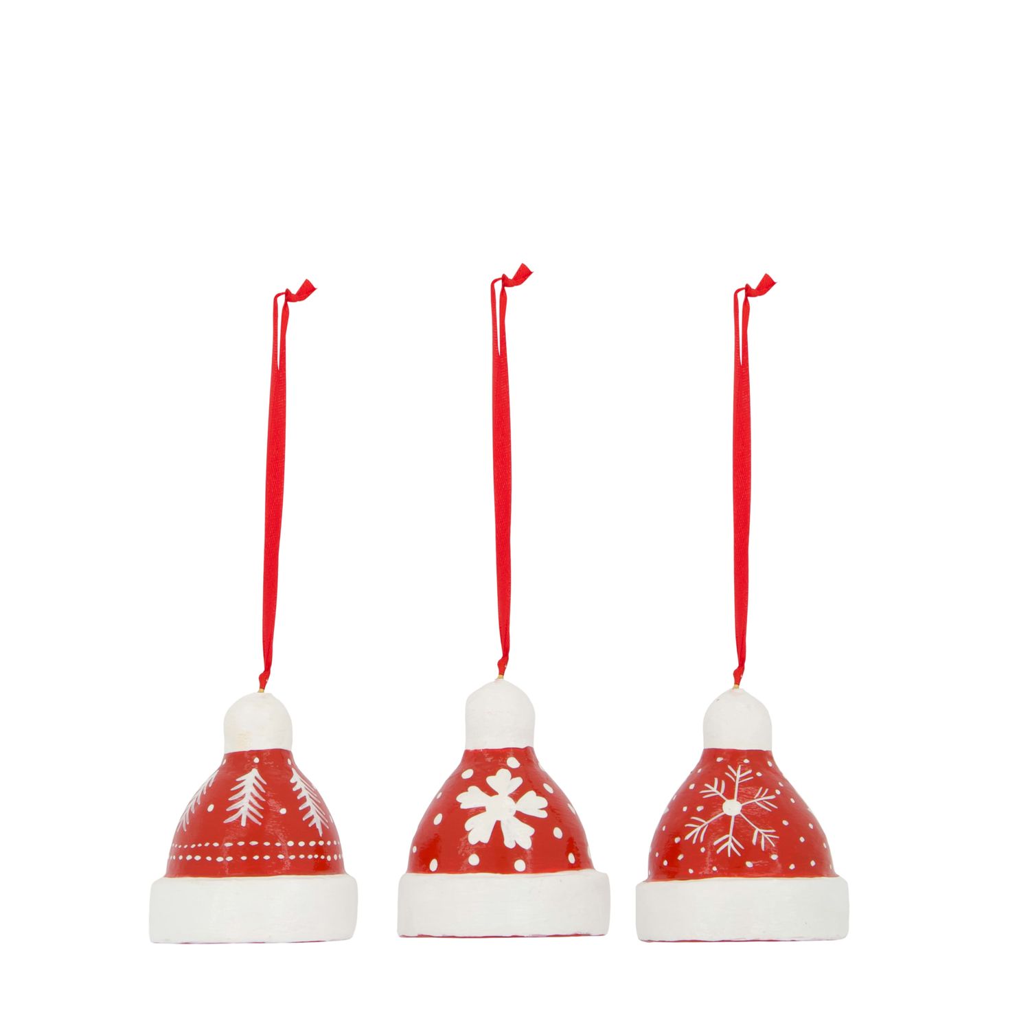 Hanger Hat Paper Mache 8cm 3 Assorted