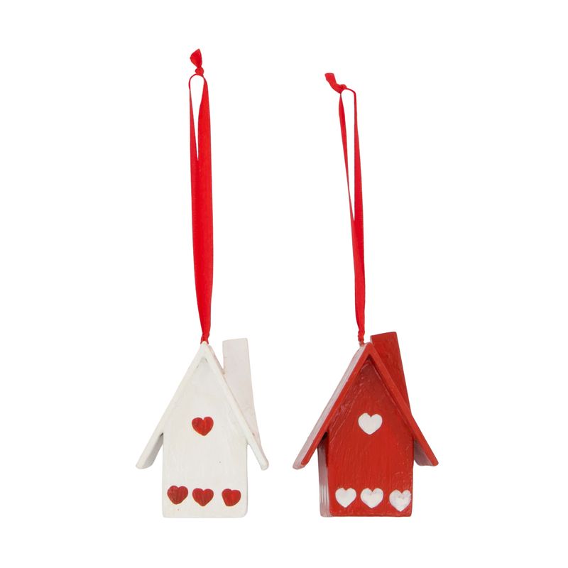 Hanger House Paper Mache 8cm 2 Assorted