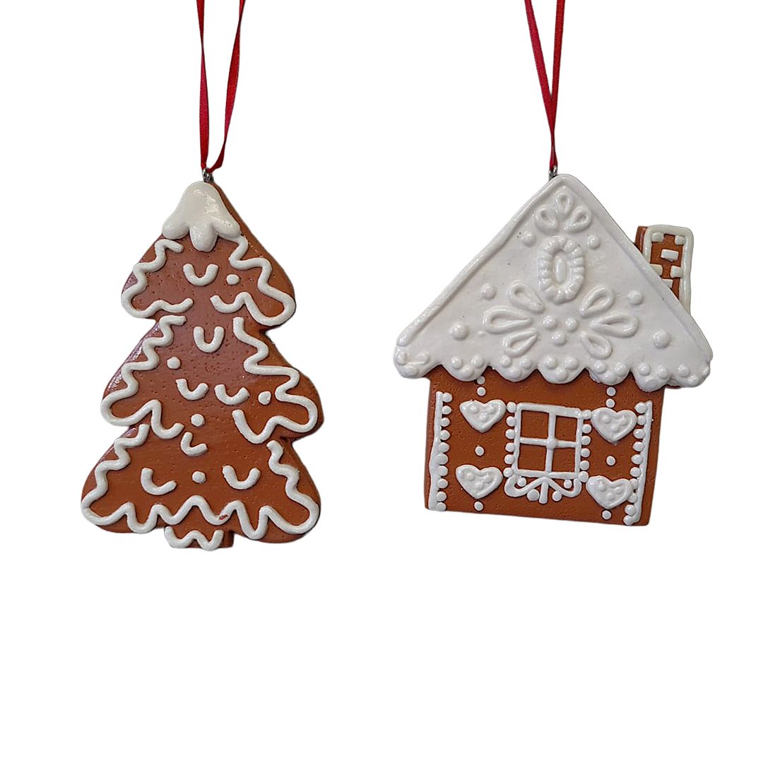 Gingerbread House 11cm 2 Assorted