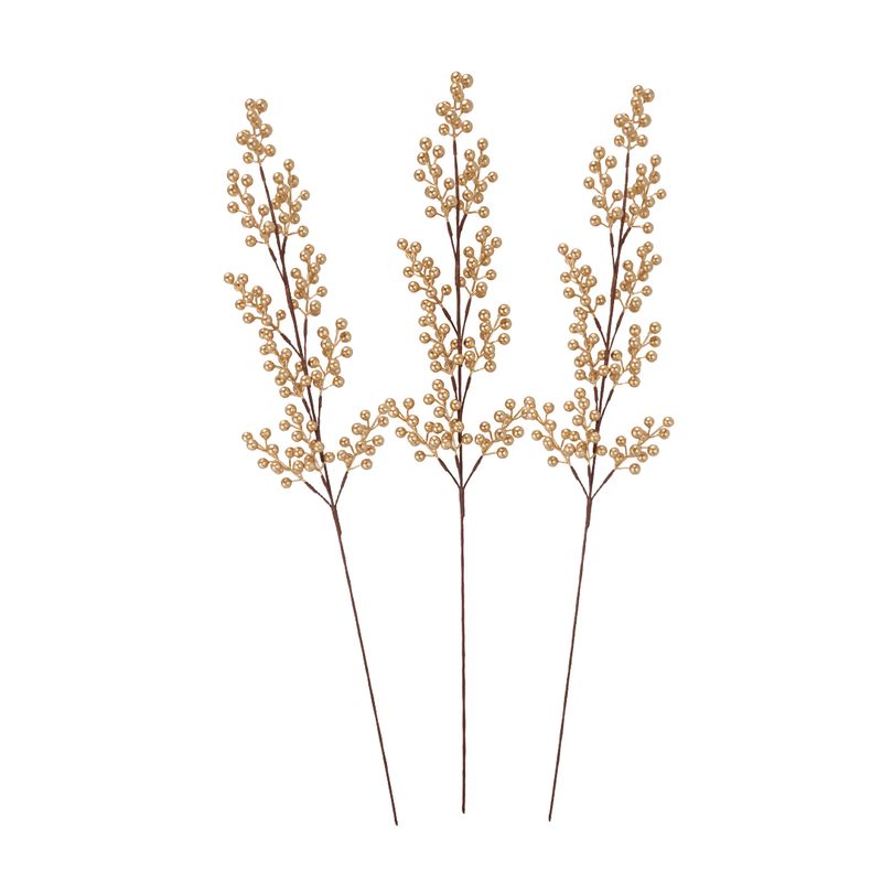 Xmas Berrybranch 95cm Gold