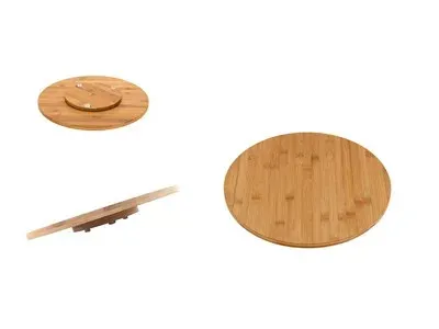 Lazy Susan Serving Board Bamboo 35cm