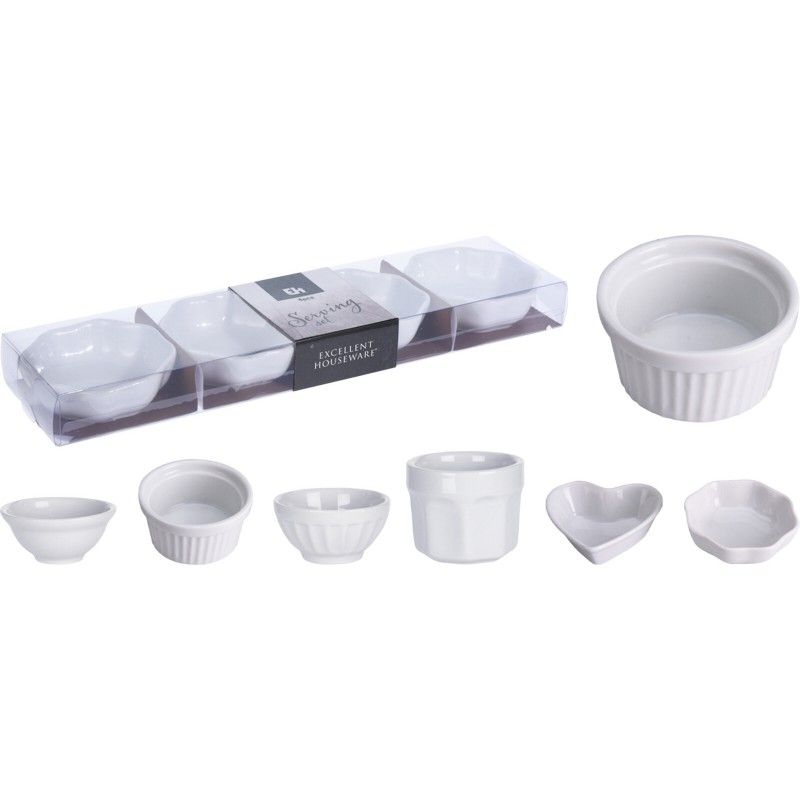 Snack Bowl Set of 4 - 6 Assorted