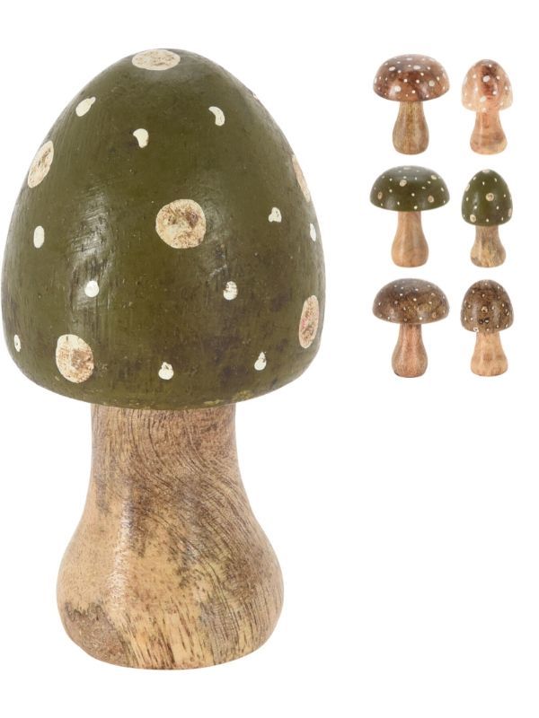 Mushroom 15cm 6 Assorted