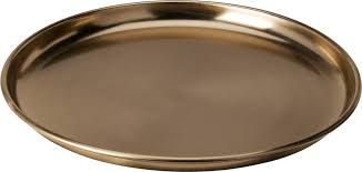 Serving Plate D28cm Gold