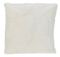 Cushion Woven Velvet Sided 45x45cm, Color: White