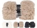 Throw Fluffy 150x120, Color: White
