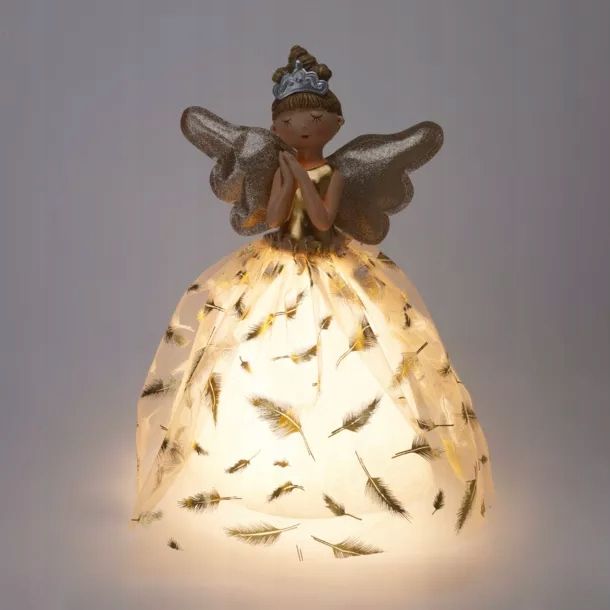 Angel with LED 22x36cm