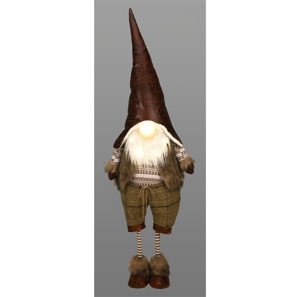 Gnome Met Led Pluche 160cm