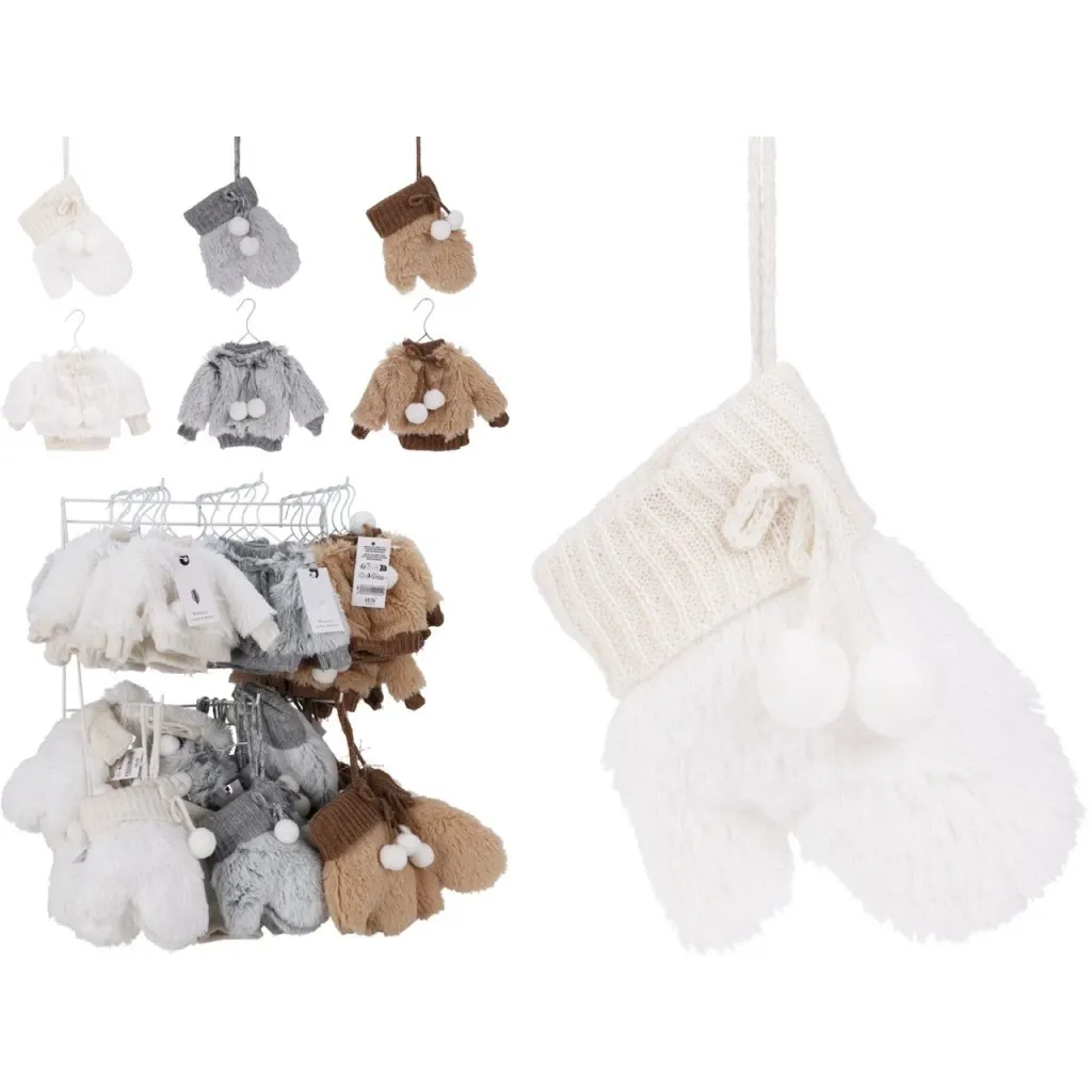 Hanging Ornament Sweater And Glove