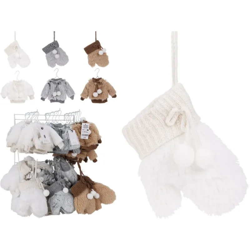 Hanging Ornament Sweater And Glove