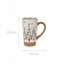 Mug With Tree 15cm - 2 Assorted