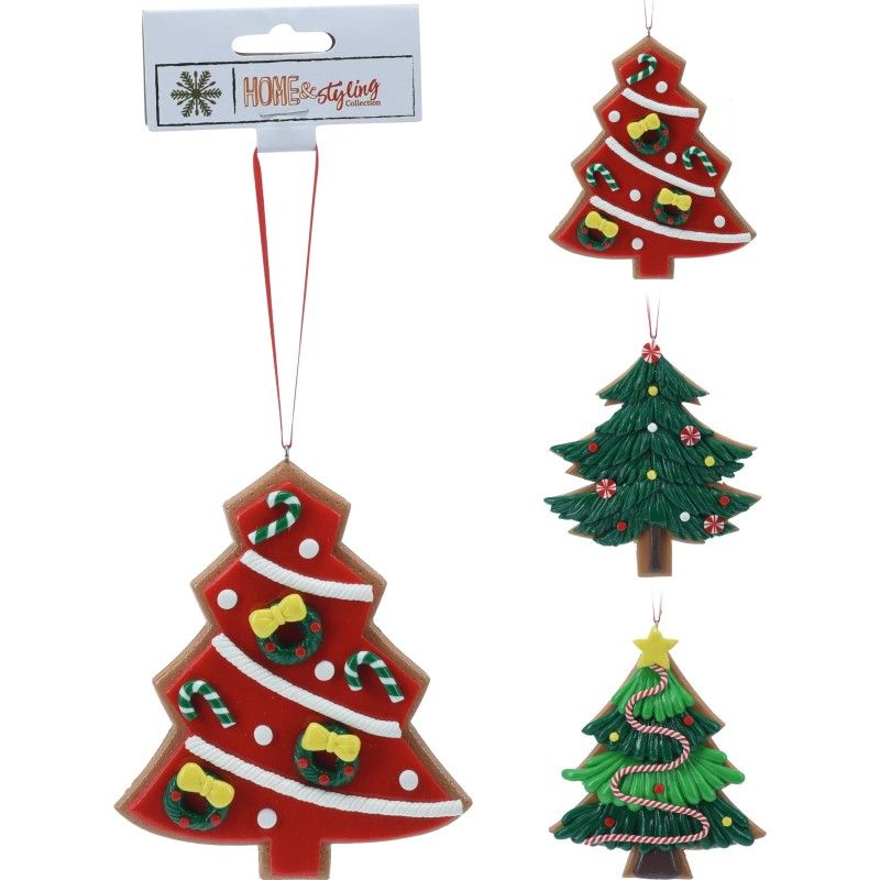 Xmas Tree Hangdeco 3 Assorted