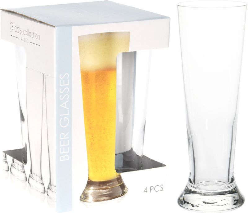 Beer Glass 370ml set 4pcs