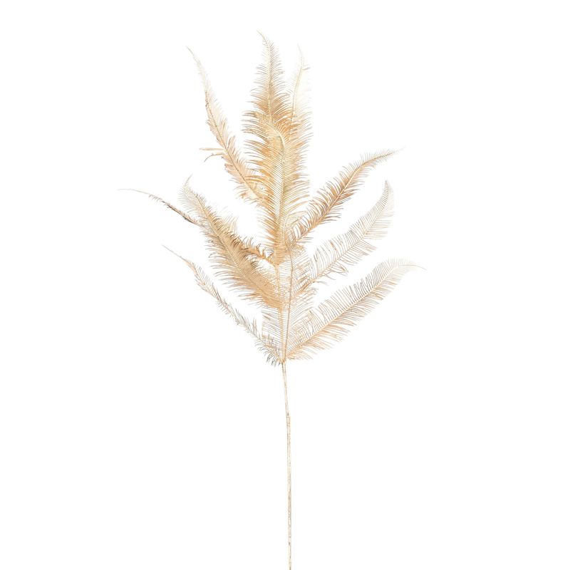Palm Leaf Gold Metallic - 110cm