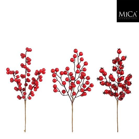 Pick Berries Red 3 Assorted - 33cm