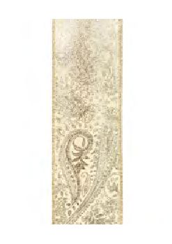 Wired Ribbon 2.5x10 yards - Gold Gilt Cotton