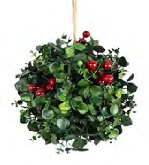 Hanging Eucalyptus Ball with Berries