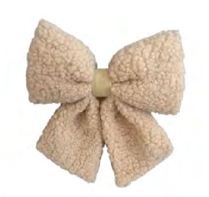 Bow Sherpa Beige 12.5x10&quot;