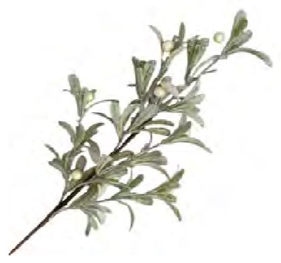 Spray Mistletoe 26" Frosted