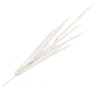 Spray Fern 29.5" White Glitter