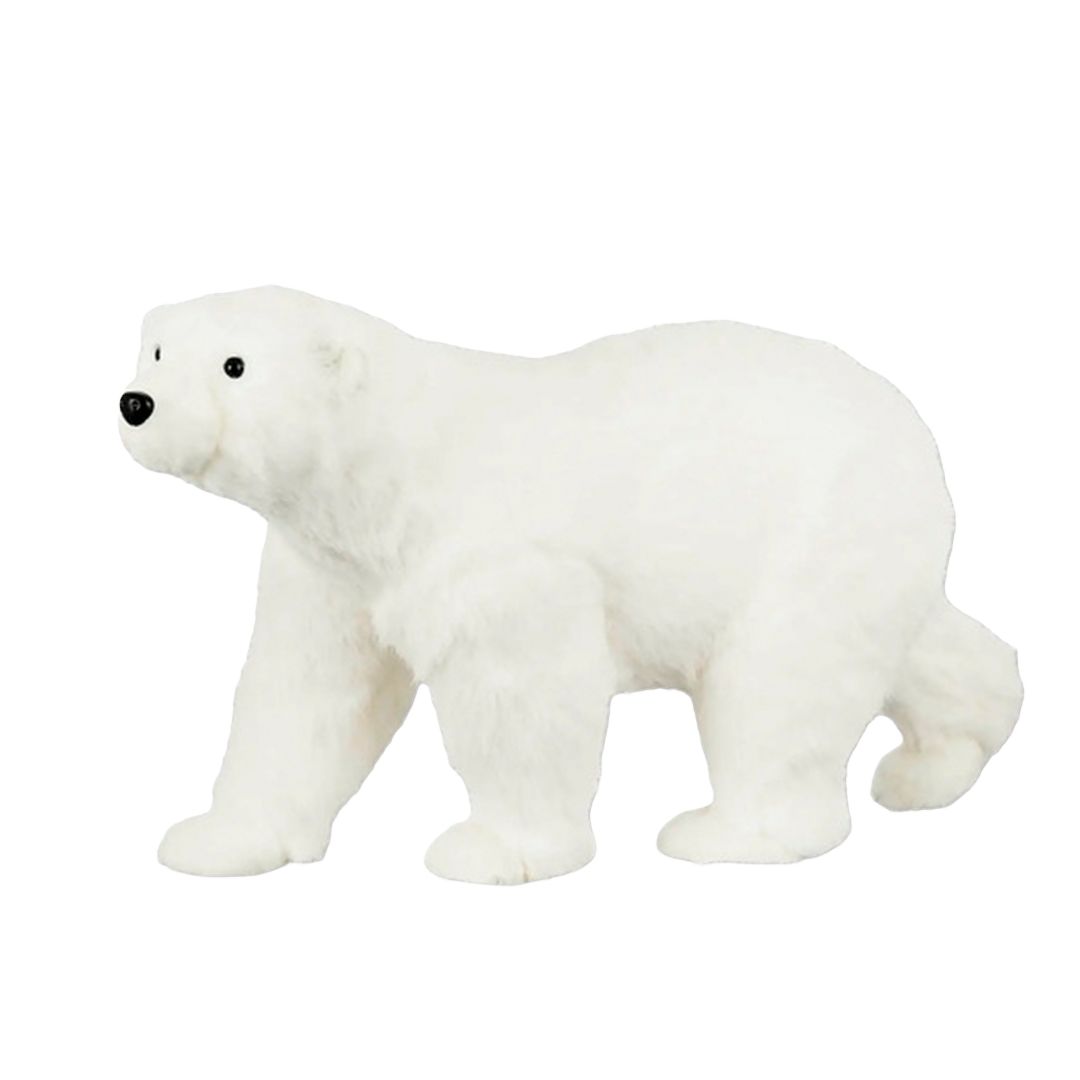Decoration Polar Bear White - 52x17x30cm
