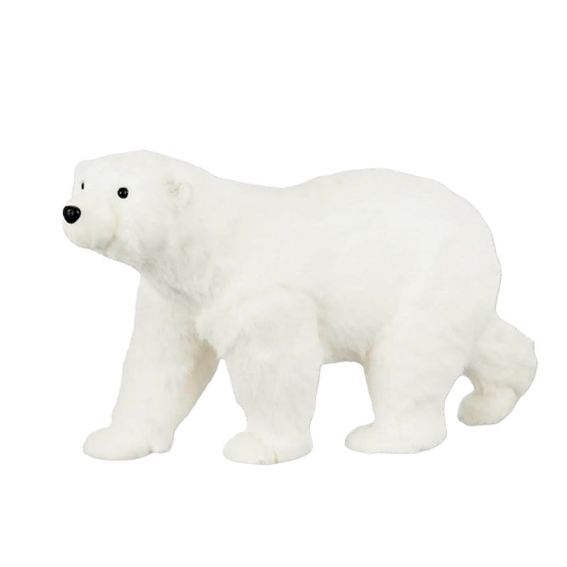 Decoration Polar Bear White - 52x17x30cm