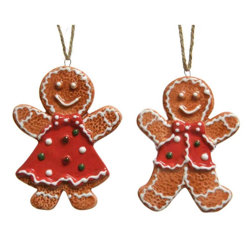 Gingerbread Hanger 11cm 3 Assorted