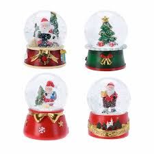 Snow Globe Xmas 4 Assorted
