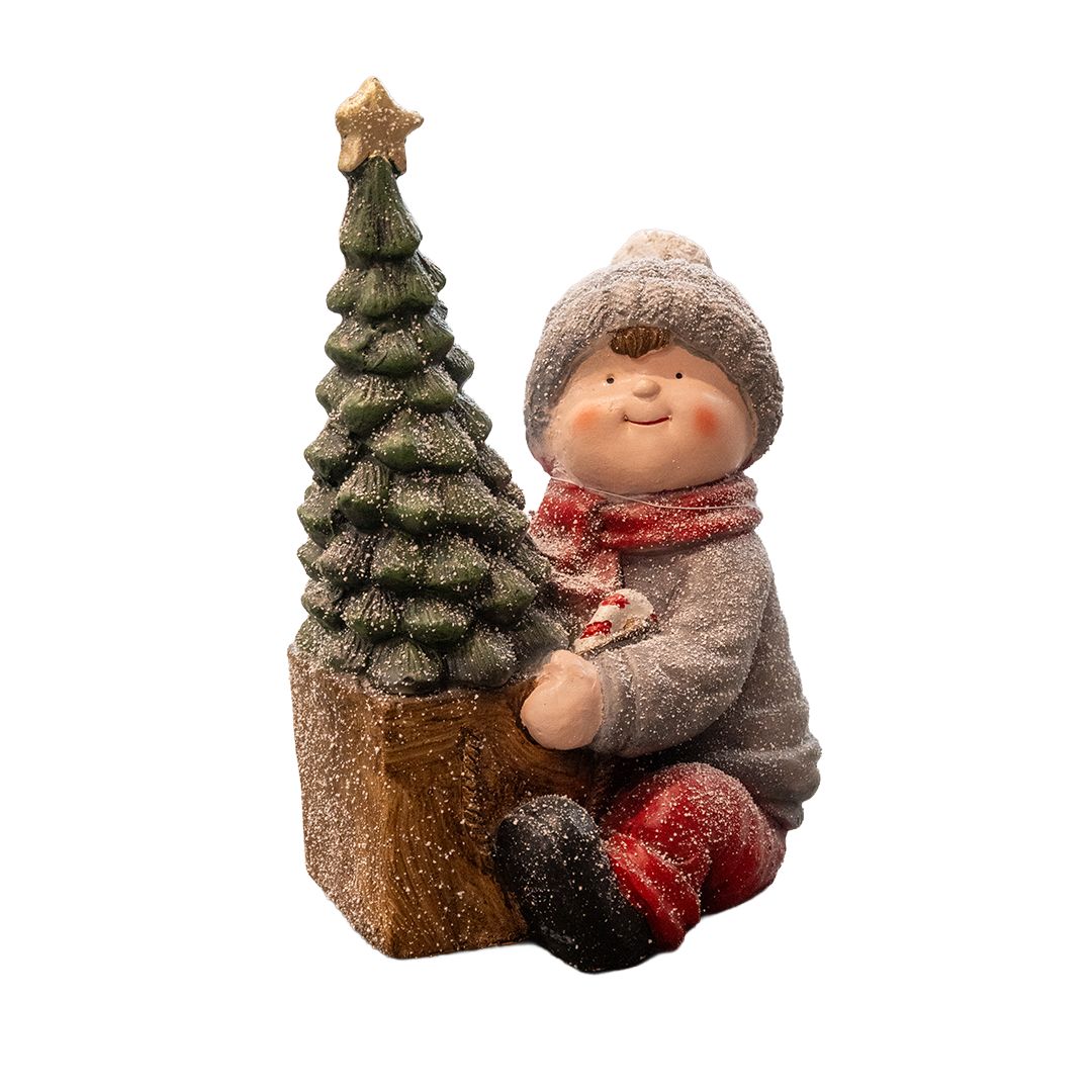 Xmas Decoration Boy-Girl  2 Assorted - 44cm