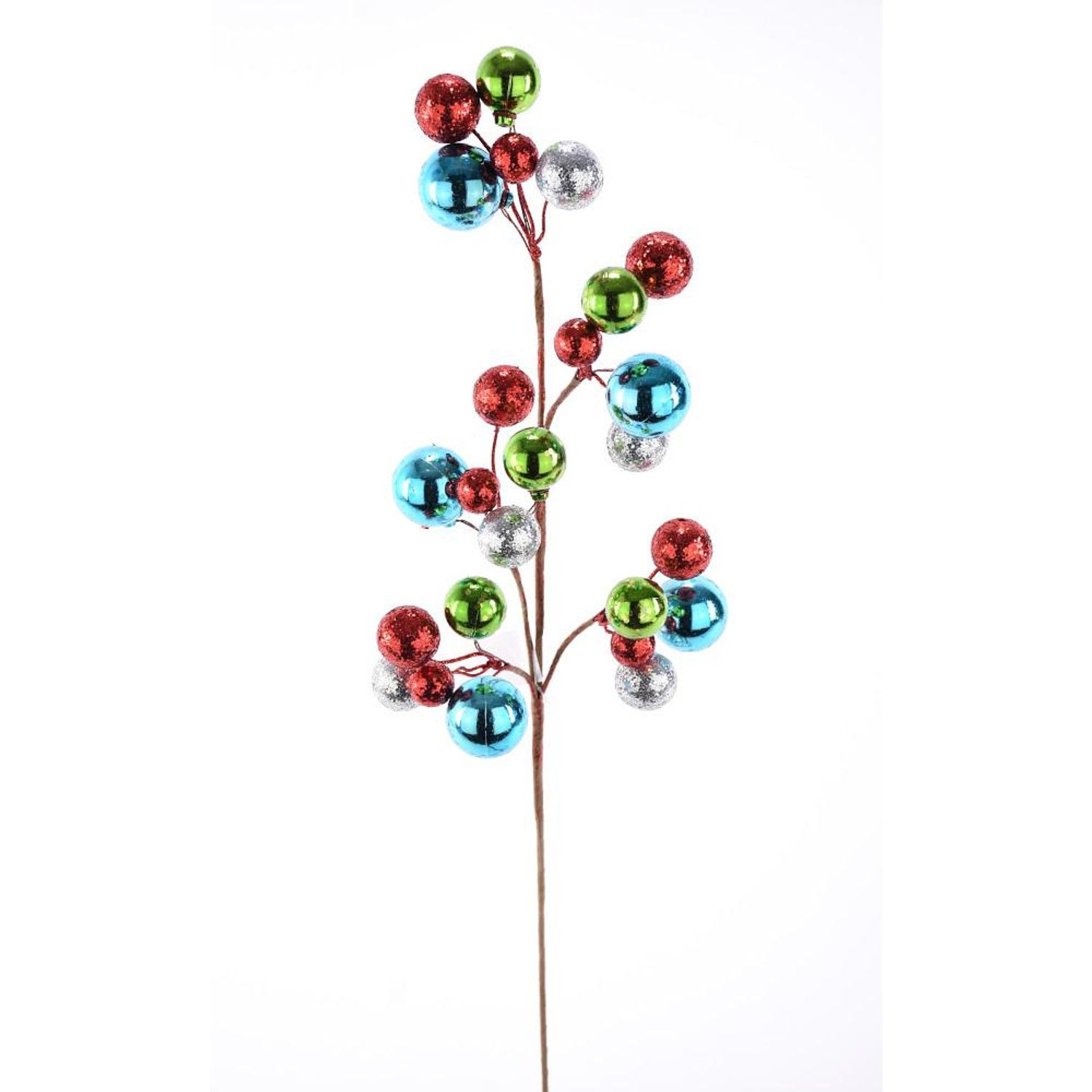 Ball Spray 31&quot;X27 Red/ Green/ White Shiny/ Matt