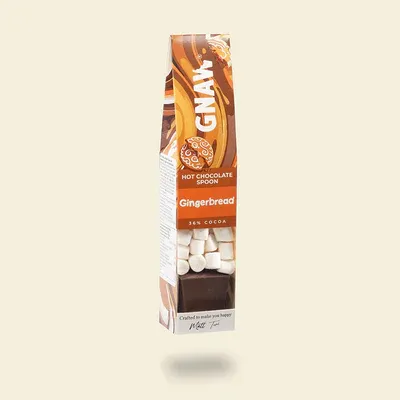 Gnaw - Gingerbread Milk Chocolate Spoon - single