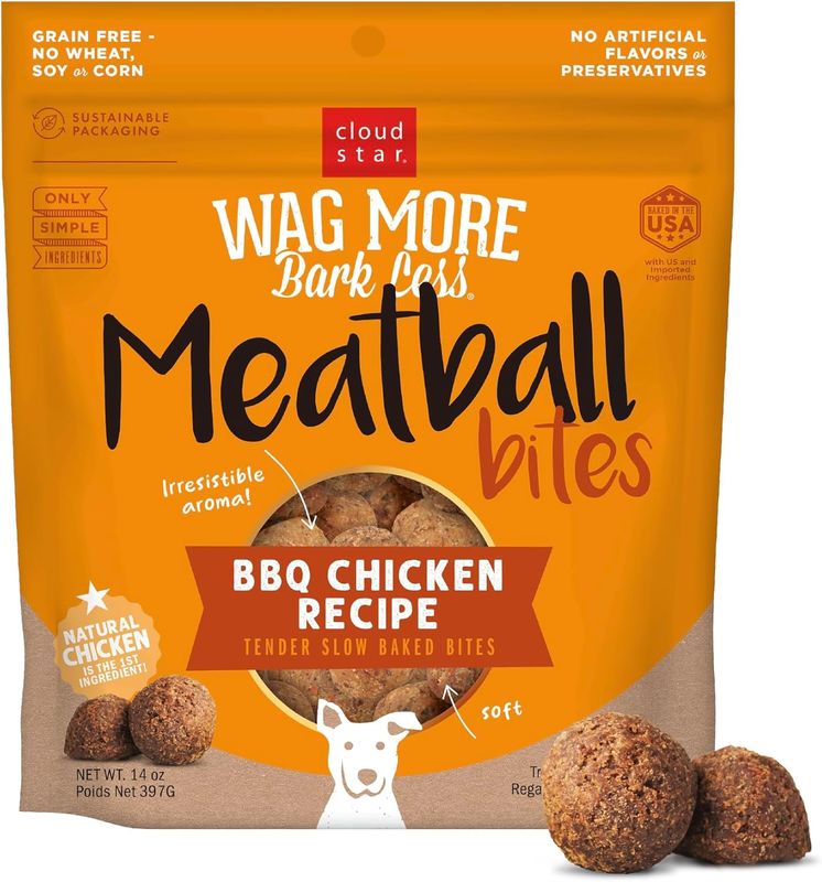 Cloud Star WMBL Dog GF Meatballs Chicken 14oz
