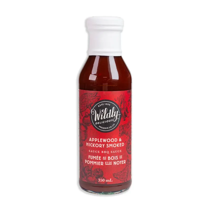 Wildy Delicious - BBQ Sauce Applewood &amp; Hickory Smoked