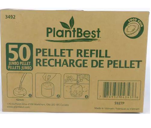 Coconut Coir Pellet Refill - 50 pk