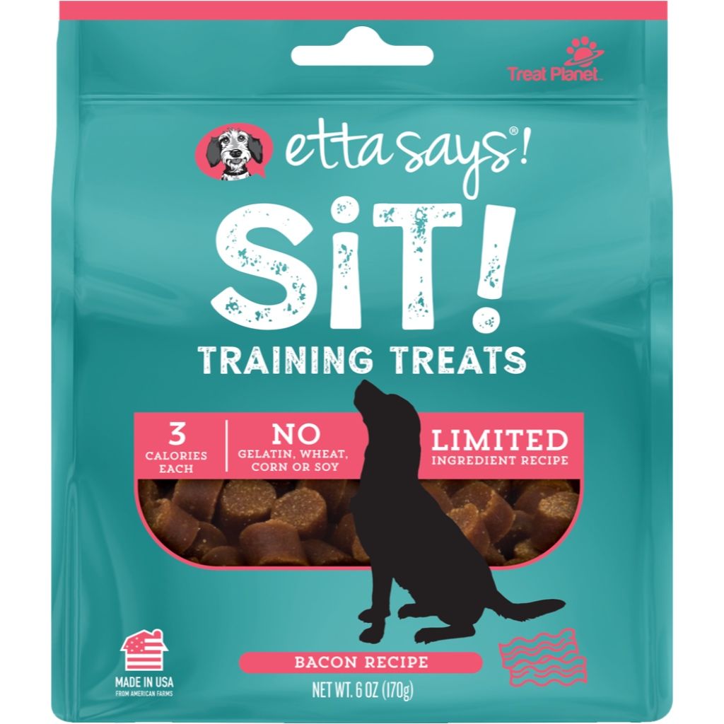 Sit! Training Treats, Size: 6 oz, Variety: Bacon