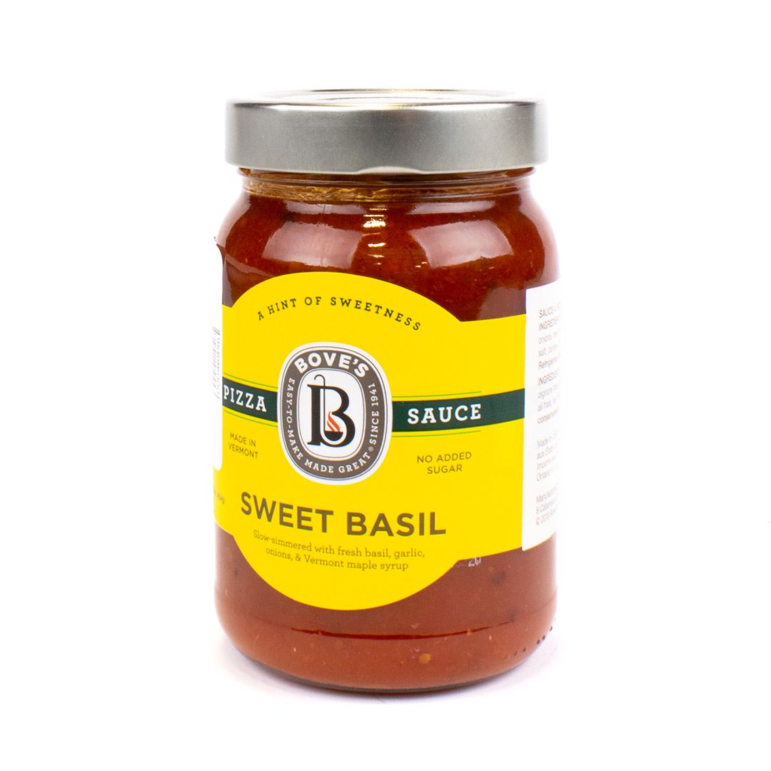 Boves Pizza Sauce 454g, Flavour: Sweet Basil