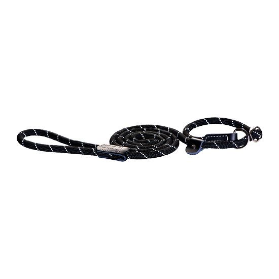 Rope Quick-Fit Lead - Medium (3/8"), Color: Black