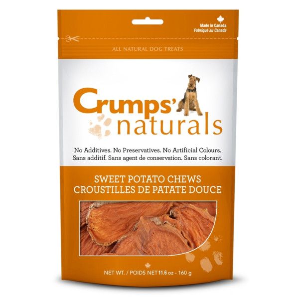 Crumps Naturals Dog Sweet Potato Chews, Size: 11.6 oz