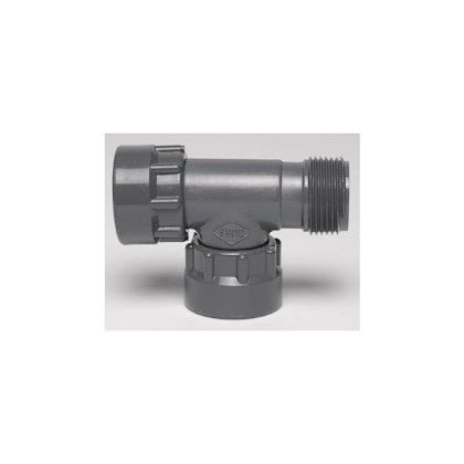 Dura Plastic - Manifold System Tee - Swivel x MIPT x Swivel