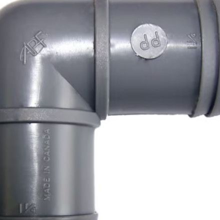 Dura Plastic - PVC 90 Elbow Insert, Size: 3/4"