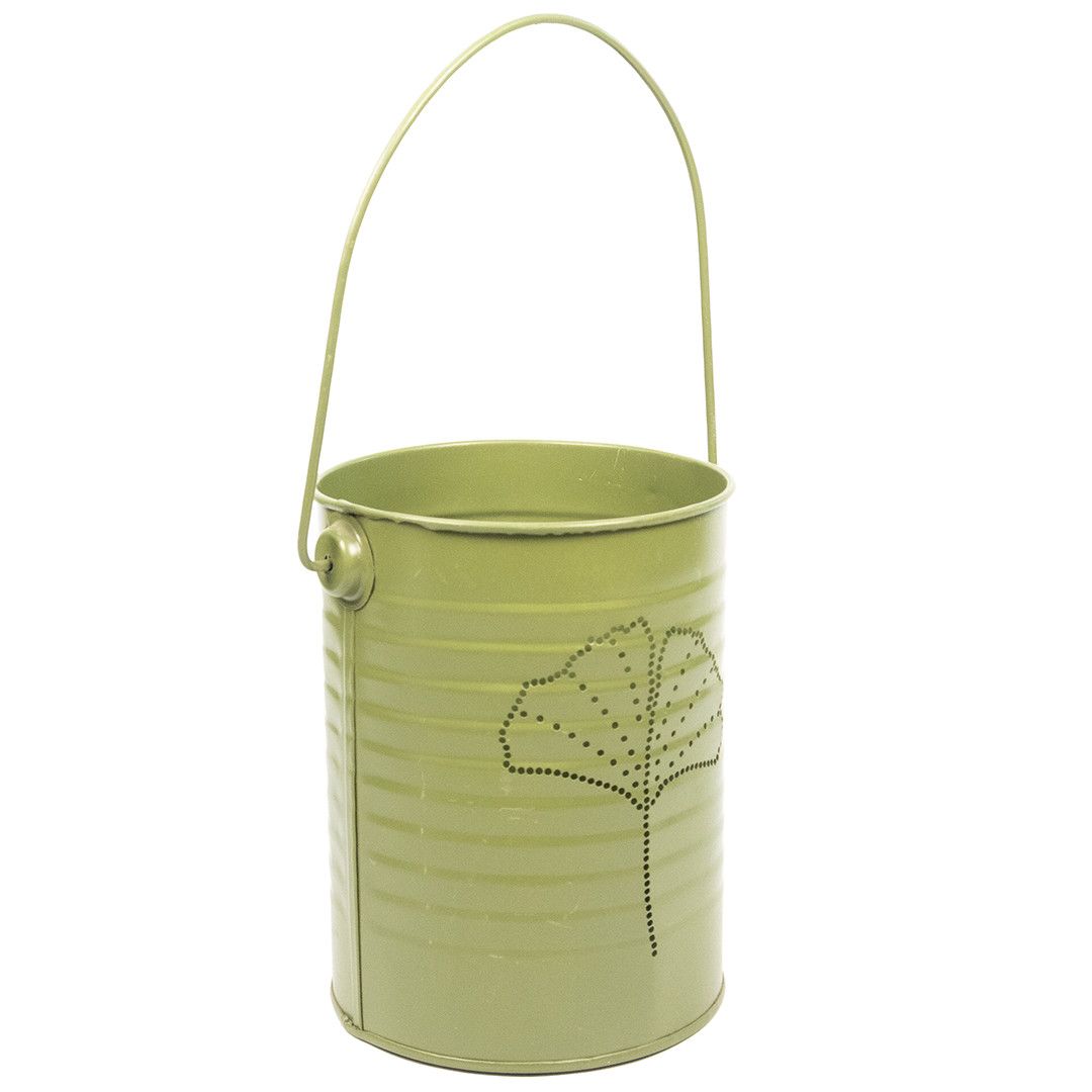 Hanging Windlight, Color: Green, Size: Large