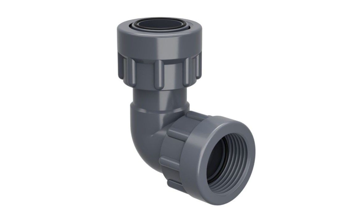 Dura Plastic - Manifold System Elbow - Swivel x Swivel