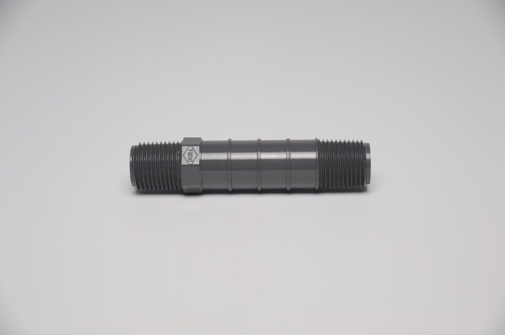 Dura Plastic - Nipple -, Size: 1/2x2"