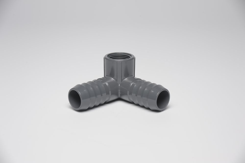 Elbow - 90° Outlet Insert x Insert x FIPT, Size: 3/4x3/4x1/2"