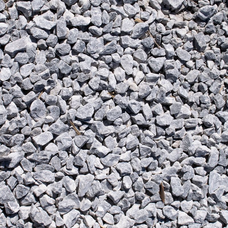 Crushed Limestone 1" (20mm), Size: 1/2 yard