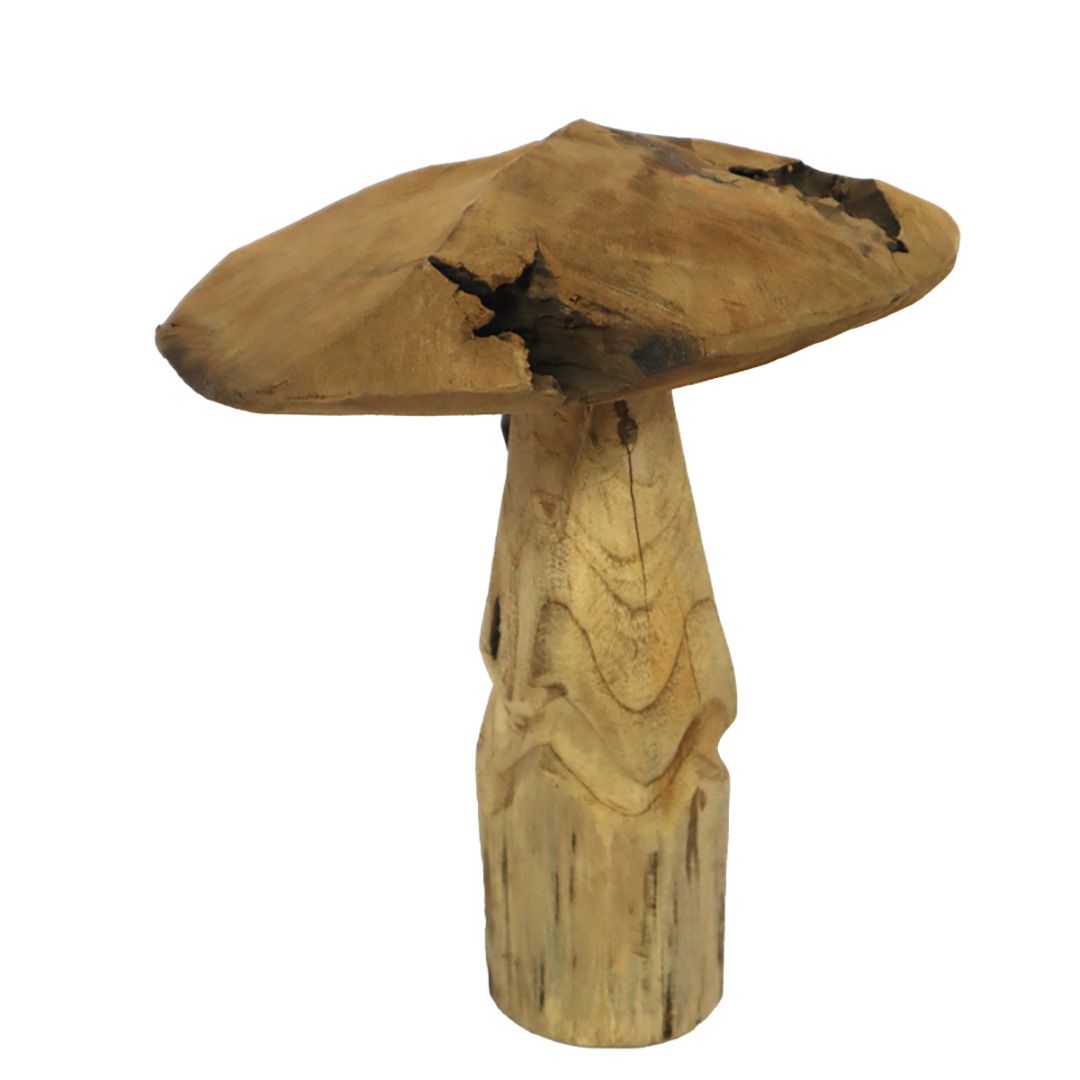 Teak Mushroom, Size: 28x30cm