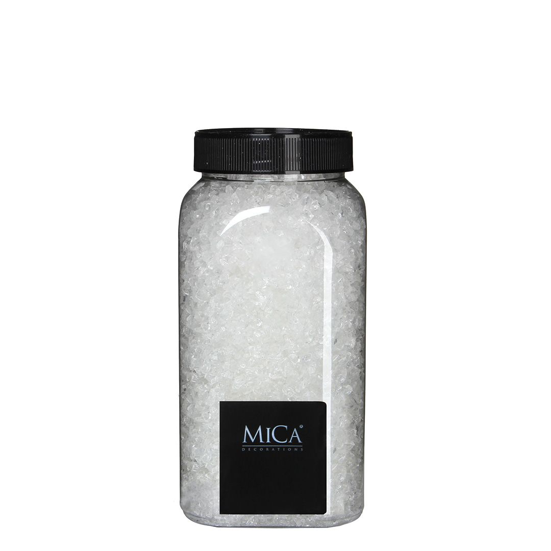 Glass Rock, Color: Transparent, Size: 2-4mm