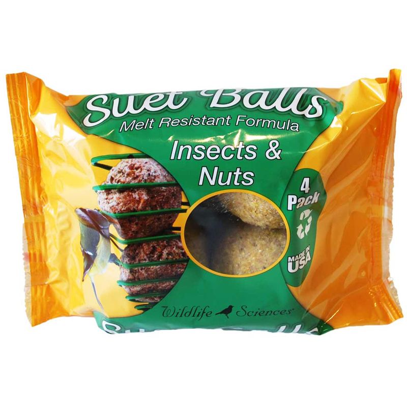 Wildlife Science Suet Balls 4 Pack 16oz