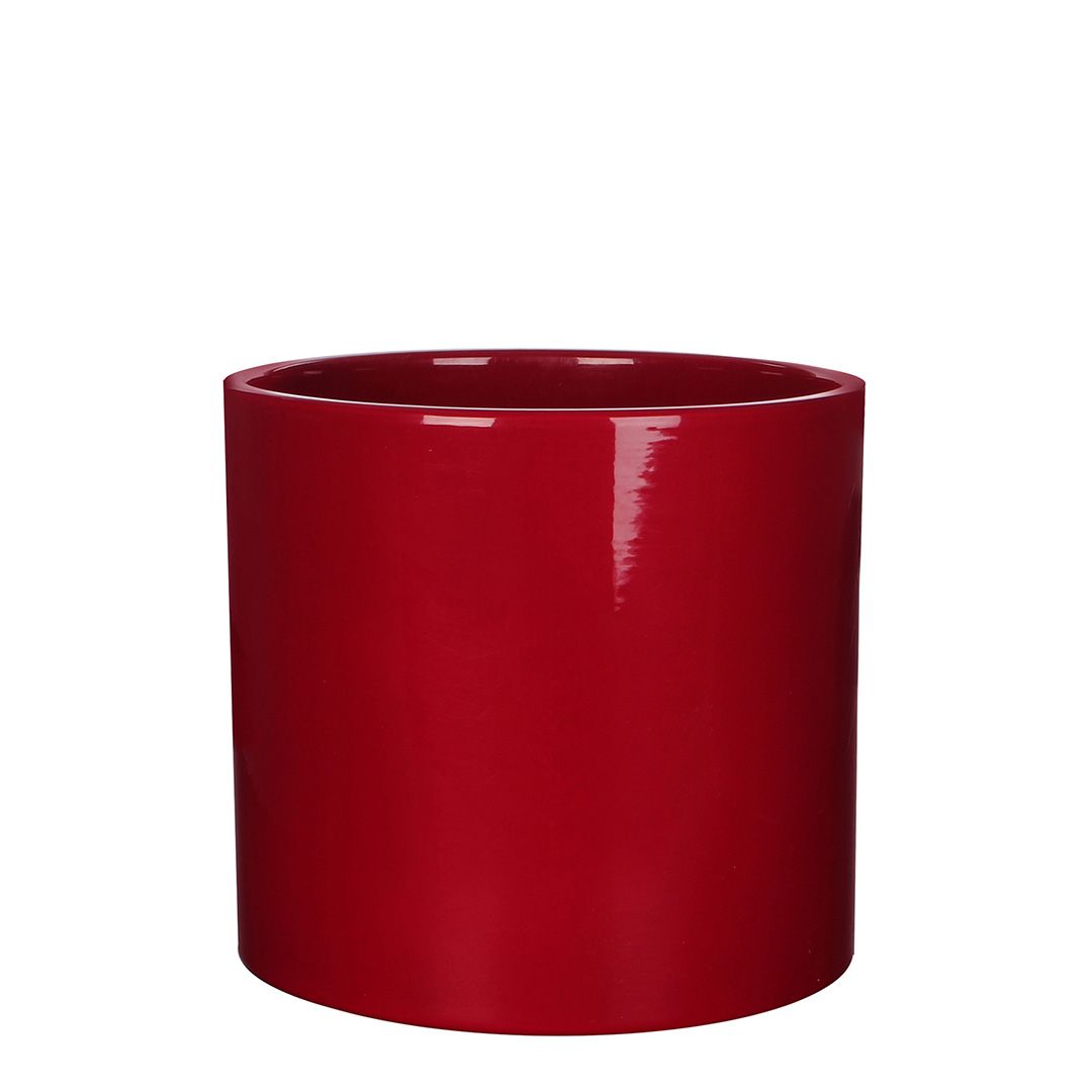 Era Pot - Round Era Pot - Round, Color: Red, Size: h14.5xd17.5cm